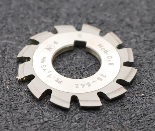 Bild des Artikels DOLD-Zahnformfräser-m=-0,8mm-No.-6-für-Z=-35-54-EGW-15°-gear-profile-cutter