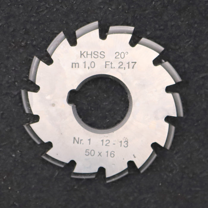 Bild des Artikels DOLD-Zahnformfräser-m=-1mm-No.-1-für-Z=-12-13-EGW-20°-gear-profile-cutter