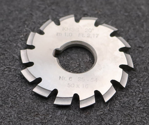 Bild des Artikels DOLD-Zahnformfräser-m=-1mm-No.-6-für-Z=-35-54-EGW-20°-LKN-gear-profile-cutter