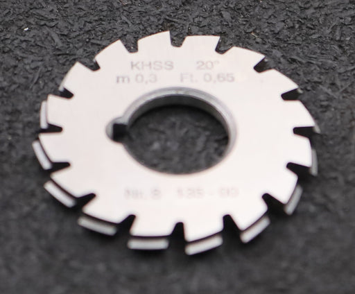 Bild des Artikels DOLD-Zahnformfräser-m=-0,3mm-No.-8-für-Z=-135-00-EGW-20°-gear-profile-cutter