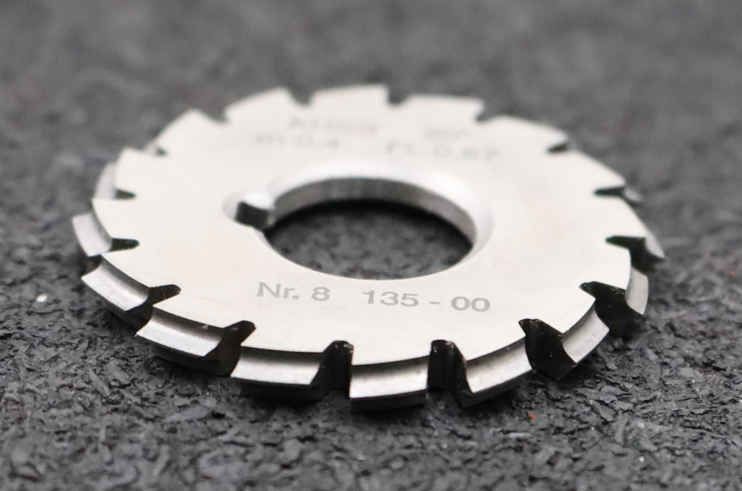 Bild des Artikels DOLD-Zahnformfräser-m=-0,4mm-No.-8-für-Z=-135-00-EGW-20°-gear-profile-cutter