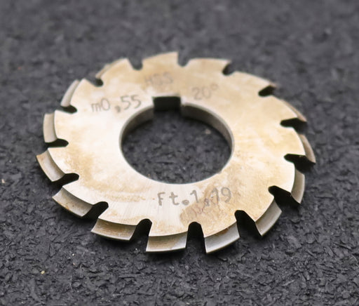 Bild des Artikels DOLD-Zahnformfräser-m=-0,55mm-No.-3-für-Z=-17-20-EGW-15°-gear-profile-cutter