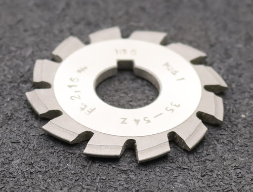 Bild des Artikels DOLD-Zahnformfräser-m=-1mm-No.-6-für-Z=-35-54-EGW-15°-HSS-gear-profile-cutter