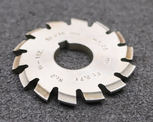 Bild des Artikels DOLD-Zahnformfräser-m=-1,25mm-No.-2-für-Z=-14-16-EGW-15°-gear-profile-cutter