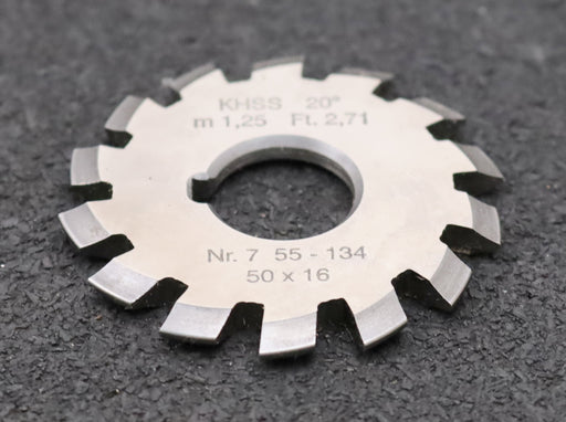 Bild des Artikels DOLD-Zahnformfräser-m=-1,25mm-No.-7-für-Z=-55-134-EGW-20°-gear-profile-cutter