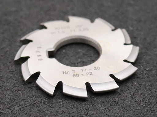 Bild des Artikels DOLD-Zahnformfräser-m=-1,5mm-No.-3-für-Z=-17-20-EGW-20°-gear-profile-cutter