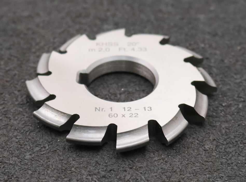 Bild des Artikels DOLD-Zahnformfräser-m=-2mm-No.-1-für-Z=-12-13-EGW-20°-gear-profile-cutter