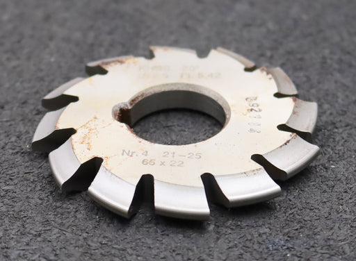 Bild des Artikels DOLD-Zahnformfräser-m=-2,5mm-No.-4-für-Z=-21-25-EGW-20°-gear-profile-cutter