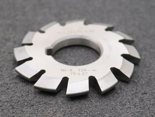 Bild des Artikels DOLD-Zahnformfräser-m=-2,75mm-No.-8-für-Z=-135-00-EGW-20°-gear-profile-cutter