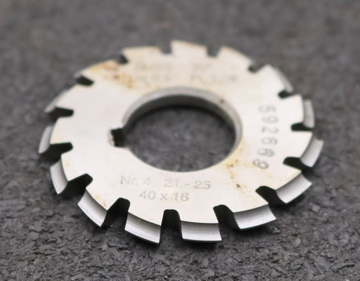 Bild des Artikels DOLD-Zahnformfräser-m=-0,5mm-No.-4-für-Z=-21-25-EGW-20°-gear-profile-cutter