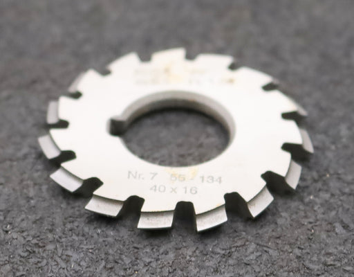 Bild des Artikels DOLD-Zahnformfräser-m=-0,5mm-No.-7-für-Z=-55-134-EGW-20°-gear-profile-cutter