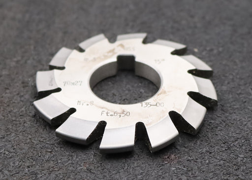 Bild des Artikels DOLD-Zahnformfräser-m=-3mm-No.-8-für-Z=-135-00-EGW-15°-gear-profile-cutter