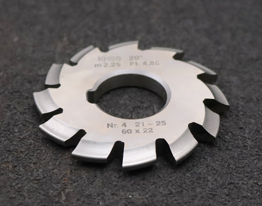 Bild des Artikels DOLD-Zahnformfräser-m=-2,25mm-No.-4-für-Z=-21-25-EGW-20°-gear-profile-cutter