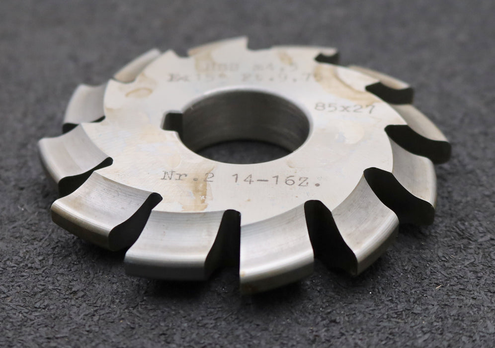 Bild des Artikels DOLD-Zahnformfräser-m=-4,5mm-No.-2-für-Z=-14-16-gear-profile-cutter