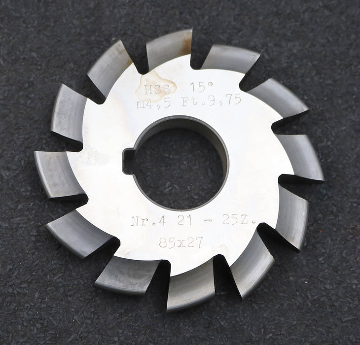 Bild des Artikels DOLD-Zahnformfräser-m=-4,5mm-No.-4-für-Z=-21-25-gear-profile-cutter