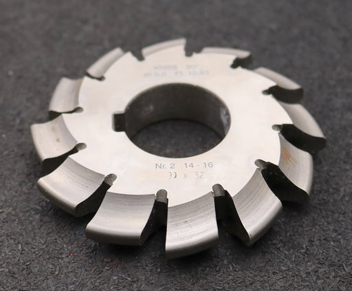 Bild des Artikels DOLD-Zahnformfräser-m=-5mm-No.-2-für-Z=-14-16-EGW-20°-gear-profile-cutter