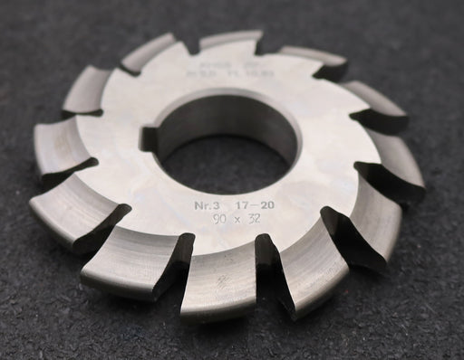 Bild des Artikels DOLD-Zahnformfräser-m=-5mm-No.-3-für-Z=-17-20-EGW-20°-gear-profile-cutter