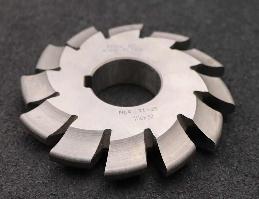 Bild des Artikels DOLD-Zahnformfräser-m=-6mm-No.-4-für-Z=-21-25-EGW-20°-gear-profile-cutter