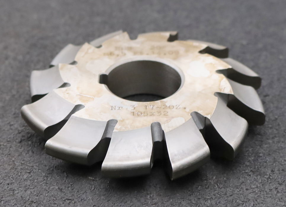 Bild des Artikels DOLD-Zahnformfräser-m=-6,5mm-No.-3-für-Z=-17-20-EGW-20°-gear-profile-cutter