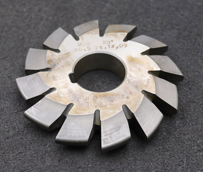 Bild des Artikels DOLD-Zahnformfräser-m=-6,5mm-No.-8-für-Z=-135-00-EGW-20°-gear-profile-cutter