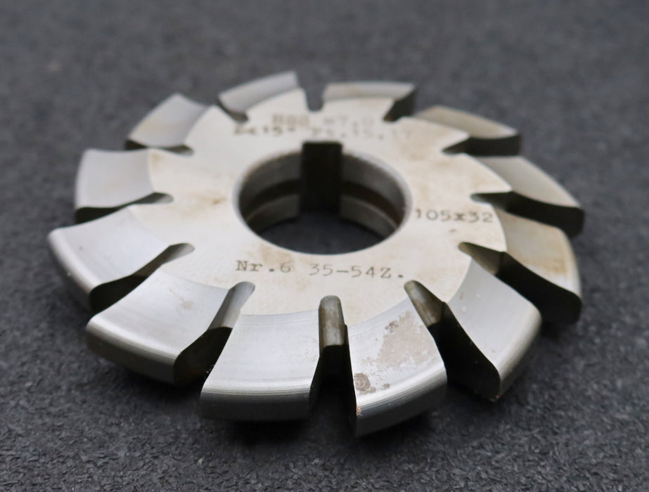 Bild des Artikels DOLD-Zahnformfräser-m=-7mm-No.-6-für-Z=-35-54-EGW-15°-gear-profile-cutter