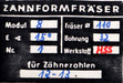 Bild des Artikels DOLD-Zahnformfräser-m=-8mm-No.-1-für-Z=-12-13-EGW-15°-gear-profile-cutter