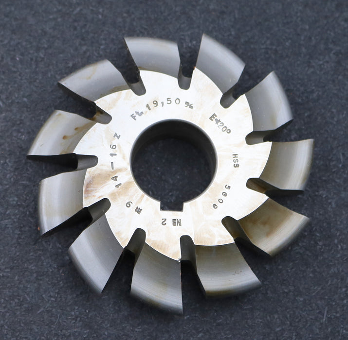 Bild des Artikels DOLD-Zahnformfräser-m=-9mm-No.-2-für-Z=-14-16-EGW-20°-gear-profile-cutter