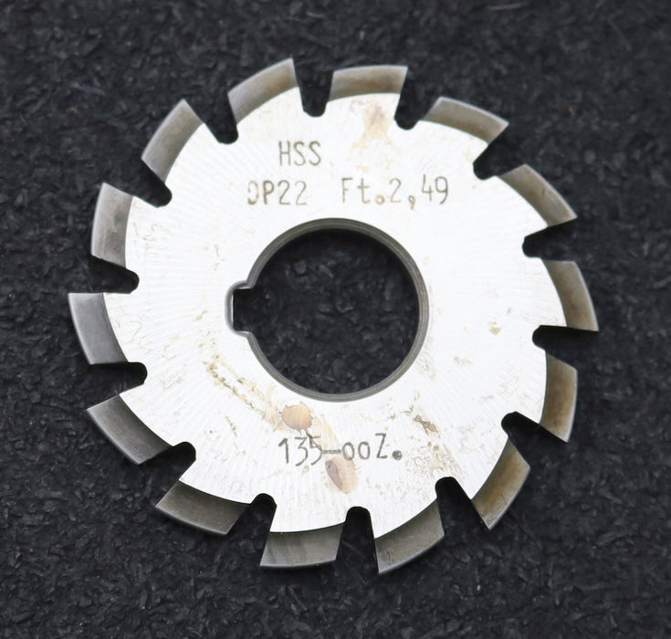 Bild des Artikels DOLD-Zahnformfräser-D.P.=-22-No.-1-für-Z=-135-00-EGW-20°-gear-profile-cutter