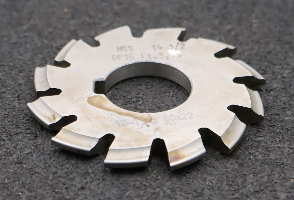 Bild des Artikels DOLD-Zahnformfräser-D.P.=-16-No.-8-für-Z=-12-13-EGW-14-1/2°-gear-profile-cutter