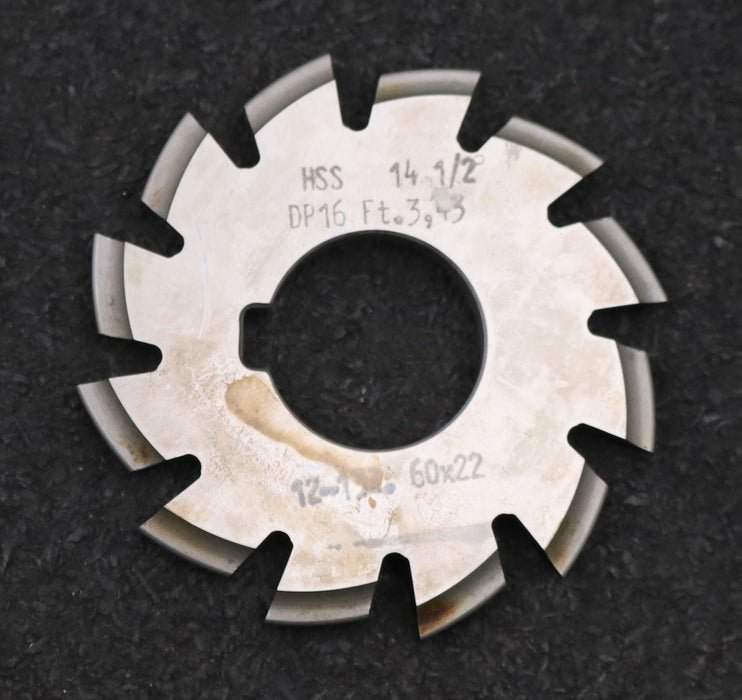 Bild des Artikels DOLD-Zahnformfräser-D.P.=-16-No.-8-für-Z=-12-13-EGW-14-1/2°-gear-profile-cutter