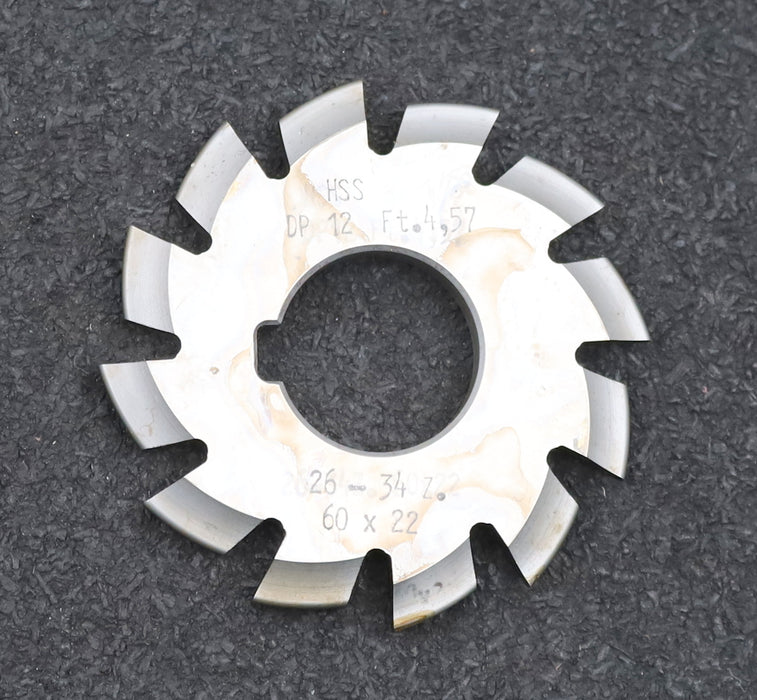 Bild des Artikels DOLD-Zahnformfräser-D.P.=-12-No.-4-für-Z=-26-34-EGW-20°-gear-profile-cutter