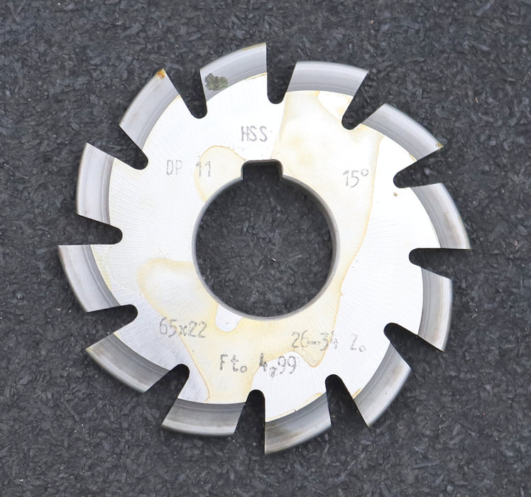 Bild des Artikels DOLD-Zahnformfräser-D.P.=-11-No.-4-für-Z=-26-34-EGW-15°-gear-profile-cutter