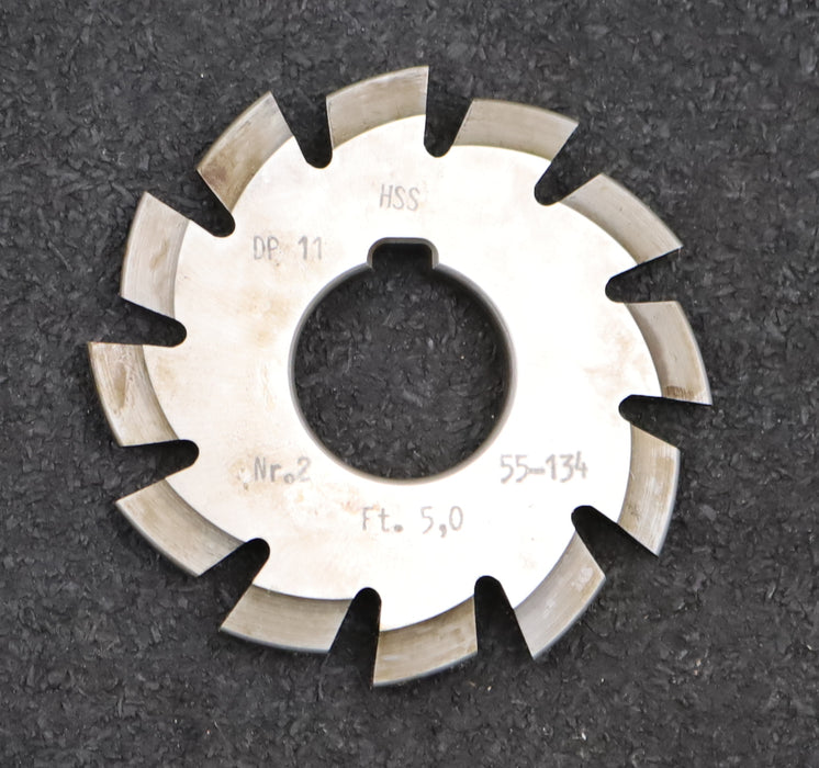 Bild des Artikels DOLD-Zahnformfräser-D.P.=-11-No.-2-für-Z=-55-134-EGW-20°-gear-profile-cutter