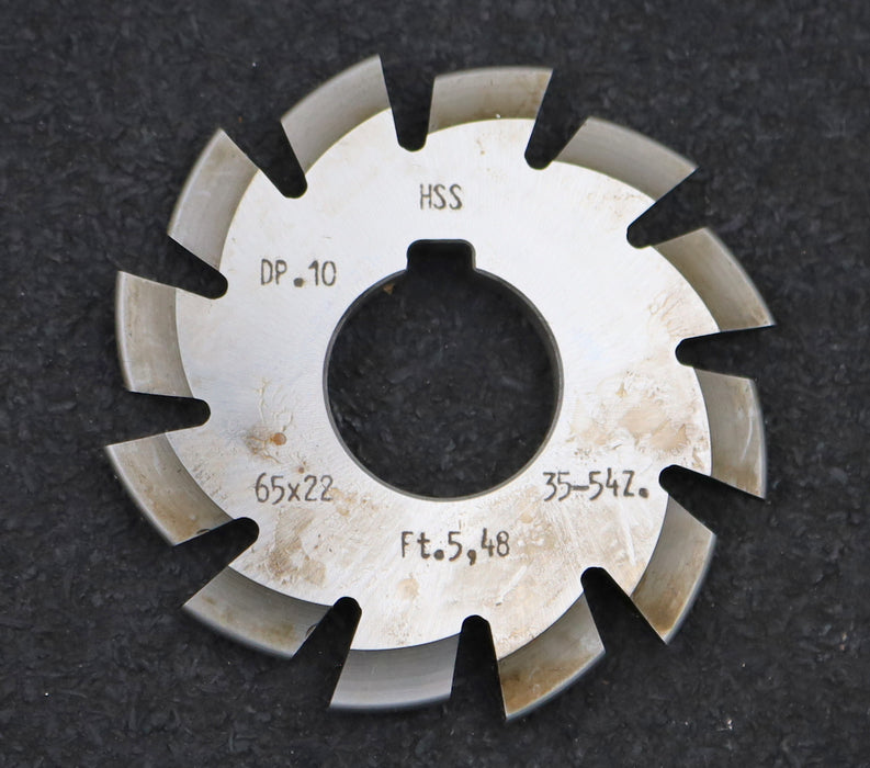 Bild des Artikels DOLD-Zahnformfräser-D.P.=-10-No.-3-für-Z=-35-54-EGW-20°-gear-profile-cutter