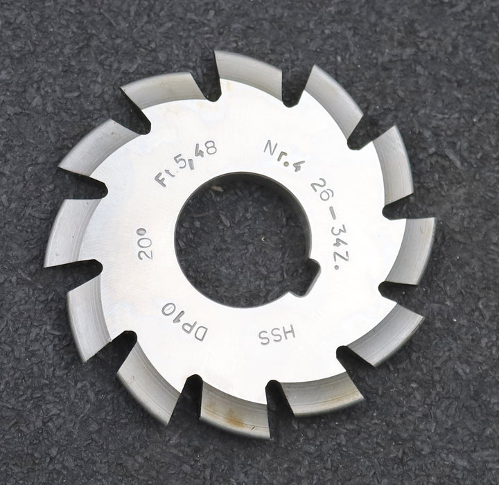 Bild des Artikels DOLD-Zahnformfräser-D.P.=-10-No.-4-für-Z=-26-34-EGW-20°-gear-profile-cutter