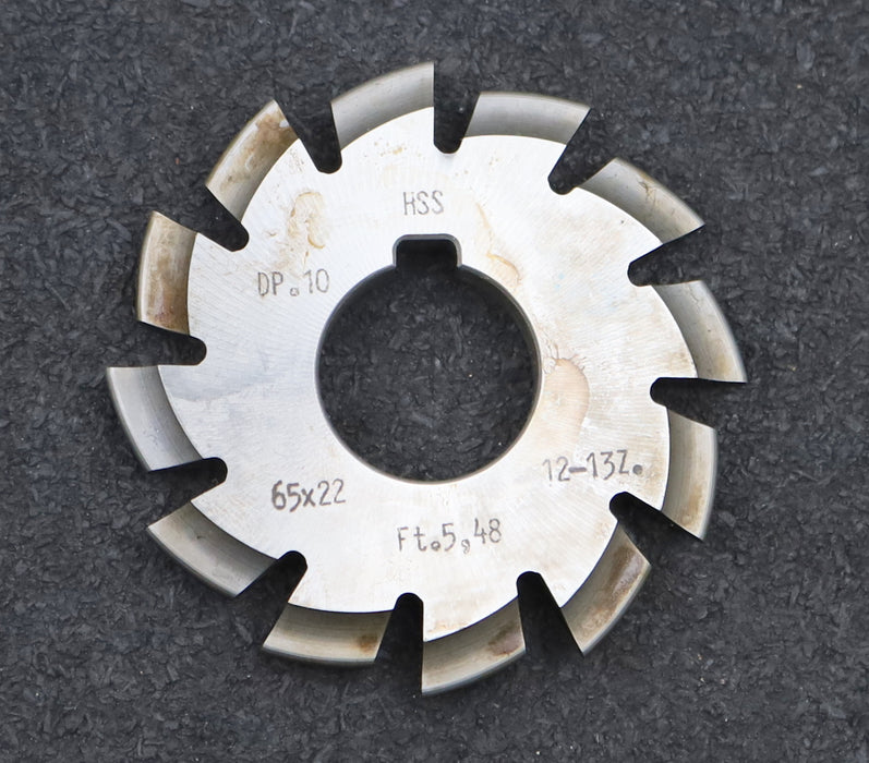 Bild des Artikels DOLD-Zahnformfräser-D.P.=-10-No.-8-für-Z=-12-13-EGW-20°-gear-profile-cutter