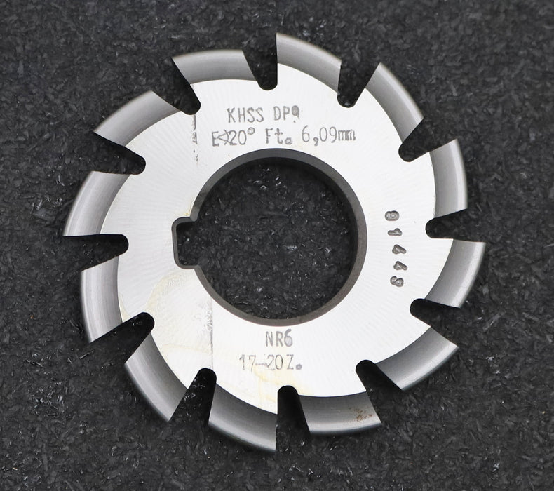 Bild des Artikels DOLD-Zahnformfräser-D.P.=-9-No.-6-für-Z=-17-20-EGW-20°-gear-profile-cutter