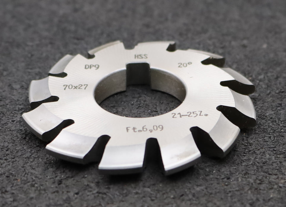 Bild des Artikels DOLD-Zahnformfräser-D.P.=-9-No.-5-für-Z=-21-25-EGW-20°-gear-profile-cutter