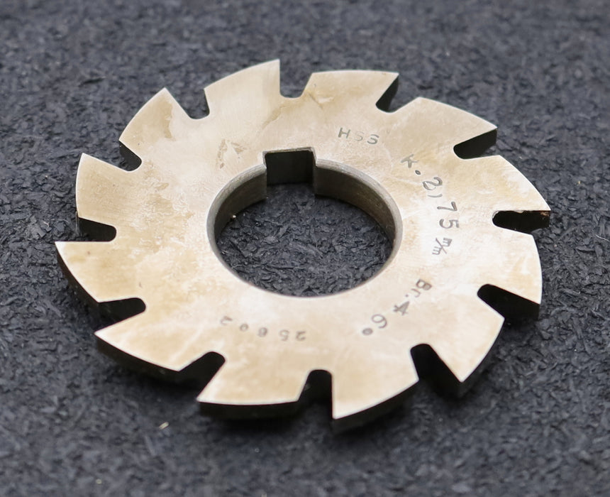 Bild des Artikels DOLD-Viertelrund-Formfräser-konkav-Radiusfräser-Radius-2,75mm-Schnitt:-rechts