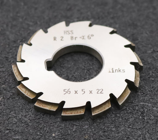 Bild des Artikels DOLD-Viertelrund-Formfräser-konkav-Radiusfräser-Radius-2mm-Schnitt:-links