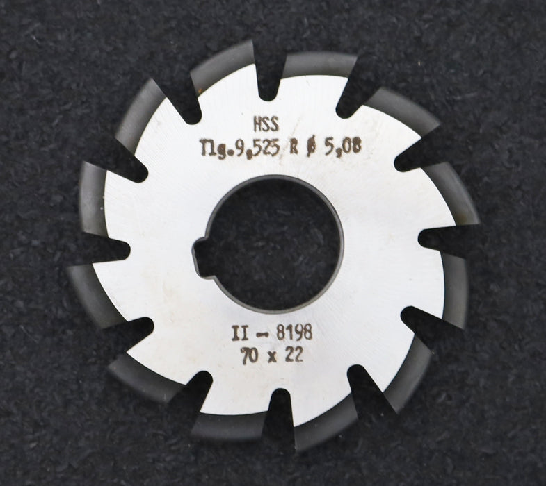 Bild des Artikels DOLD-Rollketenrad-Formfräser--Teilung=-9,525mm=-3/8"-RollenØ=-5,08mm-Profil-II