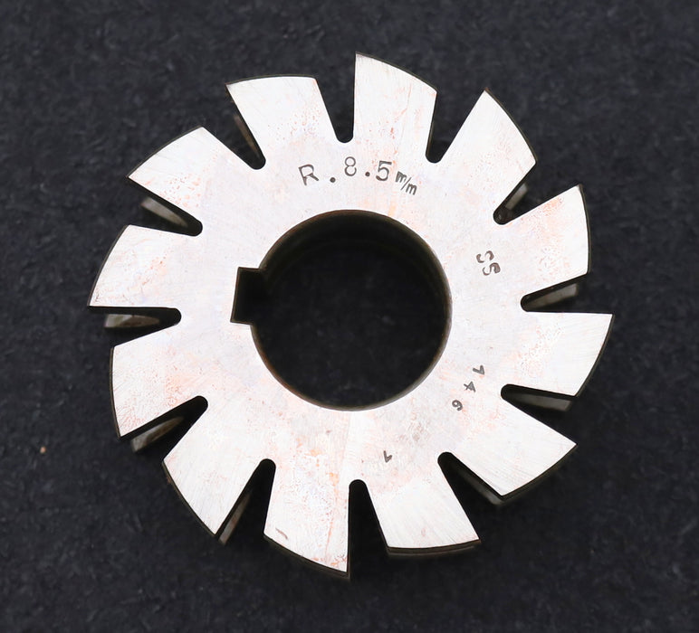 Bild des Artikels DOLD-Halbrund-Formfräser-konkav-Radiusfräser-Radius-8,5mm-Spannwinkel-6°