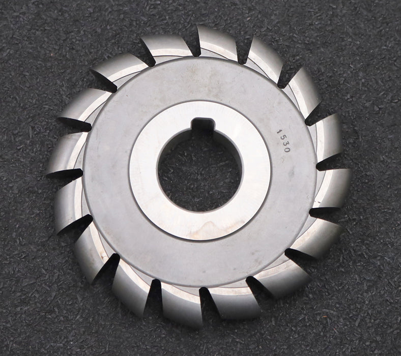 Bild des Artikels DOLD-Halbrund-Formfräser-konvex-Radiusfräser-Radius-8mm-Spannwinkel-6°