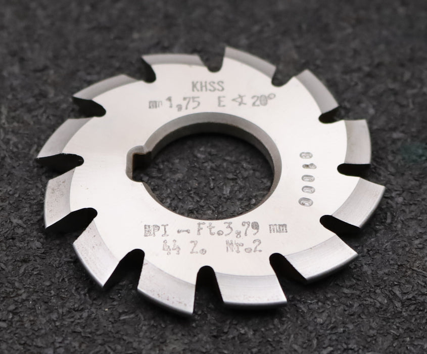 Bild des Artikels DOLD-Zahnformfräser-gear-profile-cutter-m=-1,75mm-No.-2-Z=-44-EGW-20°-Ø60x22mm