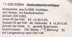 Bild des Artikels DOLD-Keilwellen-Formfräser-spline-cutter-6-Keile-43,3x48x8,3mm-mit-Höcker