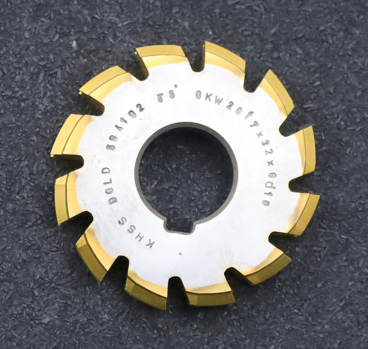 Bild des Artikels DOLD-Keilwellen-Formfräser-spline-cutter-6-Keile-26f7x32x6d10mm-mit-Höcker