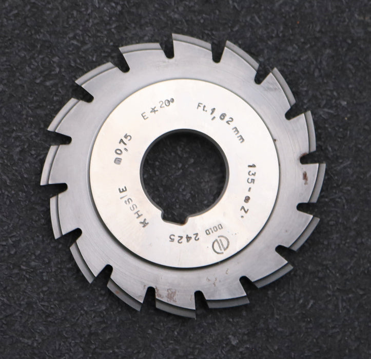 Bild des Artikels DOLD-Zahnformfräser-m=-0,75mm-No.-8-Z=-135-00-EGW-20°-Ø76x22mm-16-Spannuten