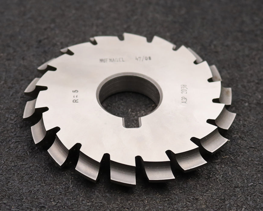 Bild des Artikels DOLD-Formfräser-konkav-Radiusfräser-Radius-5mm-Ø95x12xØ27mm-mit-LKN-ASP2030