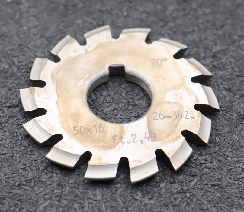 Bild des Artikels DOLD-Zahnformfräser-gear-profile-cutter-DP-22-No.-4--Z=-26-34-EGW-20°Ø50x16mm