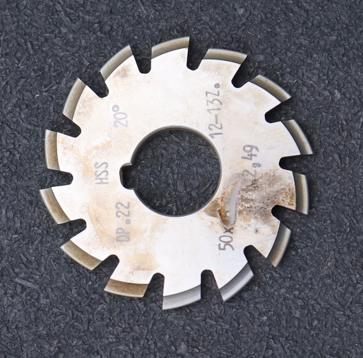 Bild des Artikels DOLD-Zahnformfräser-gear-profile-cutter-DP-22-No.-8--Z=-12-13-EGW-20°Ø50x16mm